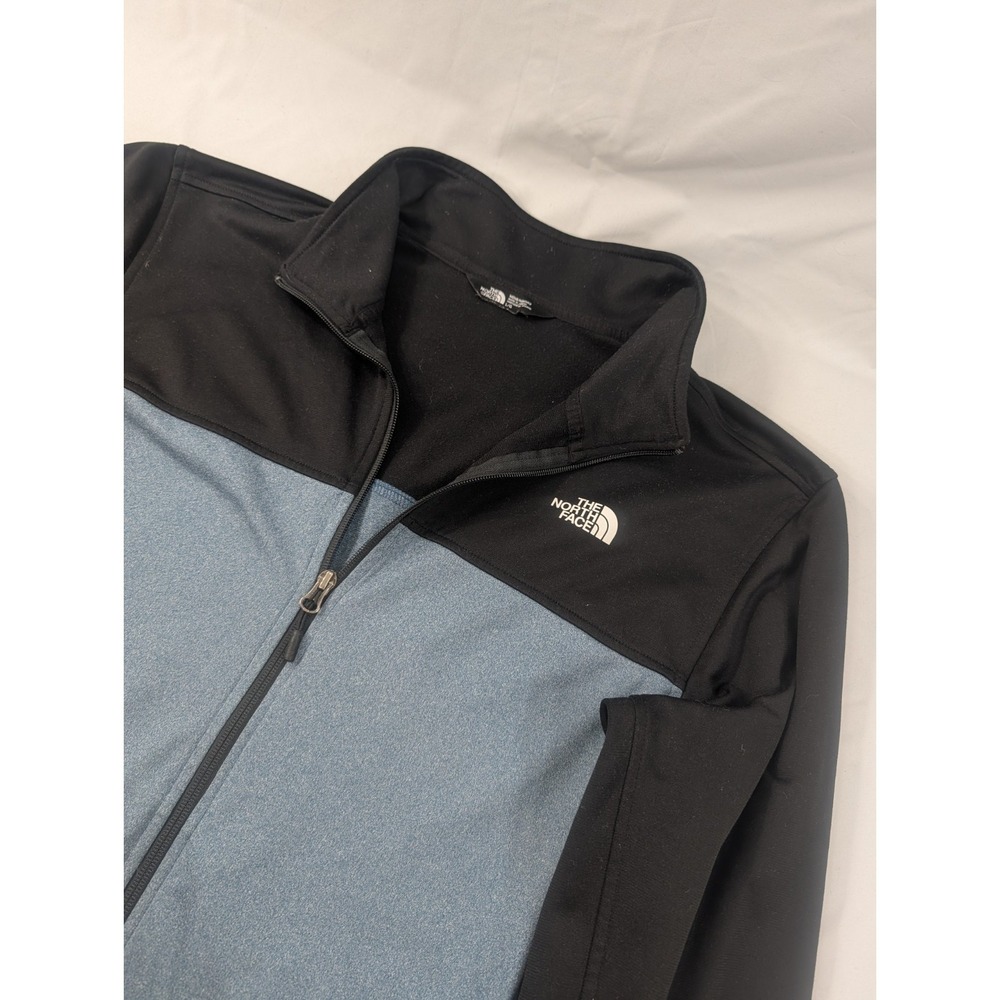 The North Face Jacket Men's Large Black Blue Full Zip Cinder Outdoors Midweight